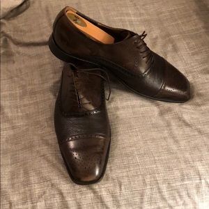 Florsheim Brown Cap Toe Shoes